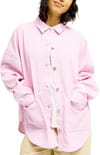 Kick Back Washed Cord Shirt Pink Lavender + Roxy