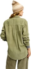 Roxy + Let It Go Cord Shirt Oil Green - 4