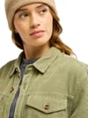 Roxy + Let It Go Cord Shirt Oil Green - 6