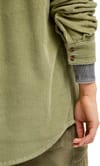 Roxy + Let It Go Cord Shirt Oil Green - 8