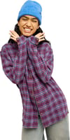 Roxy + Let It Go Check Shirt Blackberry Wine Purple Plaid