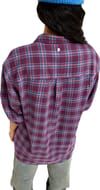 Roxy + Let It Go Check Shirt Blackberry Wine Purple Plaid - 4