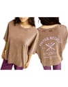 Talloversize Washed Tee Chestnut + Roxy