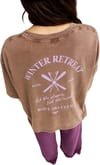 Roxy + Talloversize Washed Tee Chestnut - 3