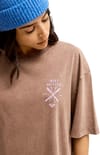 Roxy + Talloversize Washed Tee Chestnut - 6