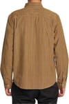 Rvca + Freeman Cord Print Woven Top Khaki