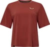 Salewa + Eagle Sunset Loose T-Shirt W Etruscan Red