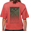 Salewa + Eagle Sunset Loose T-Shirt W Etruscan Red - 7