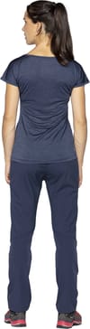 Salewa + Puez Melange Dry W S/S Tee Navy Blazer Melange - 4