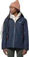 Salewa + Puez 2.5L PTX Jacket W Navy Blazer - 3