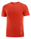 T Shirt Sense Aero SS Tee M Fiery Red + Salomon