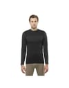 Salomon + Sntial Wool LS Top M Deep Black/Heather - 3