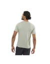 Salomon + T Shirt Outlife Logo Tee M Wrought Iron - 3