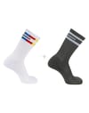 Socks Salomon 365 Crew 2-Pack White/Mart + Salomon
