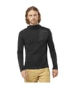 Salomon + Outline FZ Hoodie M Deep Black - 3