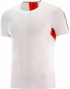 T Shirt S/Lab Sense Tee M White/Racing Red + Salomon