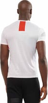 Salomon + T Shirt S/Lab Sense Tee M White/Racing Red - 3