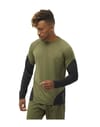 Salomon + T Shirt Cross Run LS Tee M Grape Leaf/Deep Black