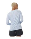 Salomon + T Shirt Cross Run LS Tee W Chambray Blue/Heather - 3