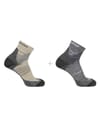 Socks X Ultra AcceSS Quarter 2- Quarry/Rainy Day + Salomon