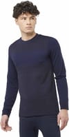 Salomon + Sntial Wool Ls Top M Night Sky