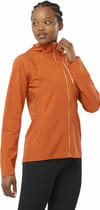 Salomon + Bonatti Trail Jkt W Burnt Ochre
