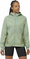 Salomon + Bonatti Cross Fz Hoodie W Lily Pad Deep Lichen Green - 3