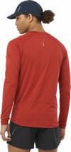 Salomon + Cross Run LS Tee M Red Dahlia - 4