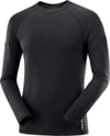 Cross Run LS Tee M Deep Black + Salomon