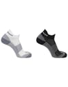 Socks Aero Ankle 2-Pack Black/White + Salomon