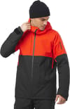 Salomon + Transfer Puff Jacket M Cherry Tomato/Deep Black