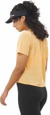 Salomon + Shakeout Air Crop SS Tee W Warm Apricot - 4