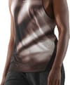 Salomon + Shakeout Core Tank GFX M Coffee Bean/Iron - 3
