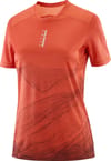 S/Lab Ultra Tee Aop W Burnt Sienna/Decadent Chocolate + Salomon