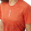 Salomon + S/Lab Ultra Tee Aop W Burnt Sienna/Decadent Chocolate - 5