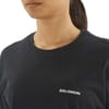 Salomon + Salomon Logo Short Tee W Deep Black - 4