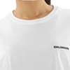 Salomon + Salomon Logo Short Tee W White - 4