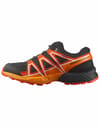 Salomon + Speedcross J Black / Cherry Tomato / Turmeric