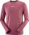 Sense Aero LS Tee GFX M Nocturne/Whisper White + Salomon