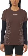 Salomon + Sense Aero SS Tee GFX W Coffee Bean/Cosmic Sky