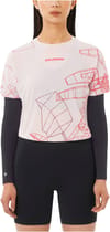 Salomon + S/Lab Speed Tee W Lilac Ash Fiery Red - 3