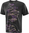 Shakeout Core SS Tee GFX M Deep Black + Salomon