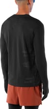 Salomon + Sense Aero LS Tee GFX M Deep Black Black Beauty - 4