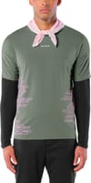Salomon + Sense Aero SS Tee GFX M Castor Gray Pink Frosting - 3