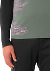 Salomon + Sense Aero SS Tee GFX M Castor Gray Pink Frosting - 5
