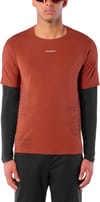 Salomon + Sense Aero SS Tee GFX M Burnt Umber Coffee Bean
