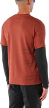 Salomon + Sense Aero SS Tee GFX M Burnt Umber Coffee Bean - 3