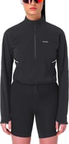 Salomon + Sense Aero Hybrid Crop Pullover W Deep Black