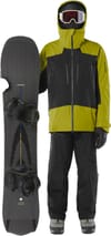 Salomon + Scrambler GTX Jkt M Deep Black Cardamon Seed - 9