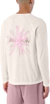 Salomon + Shkout Core LS Tee GFX M Whisper White Pink Frosting Icy Pink - 3